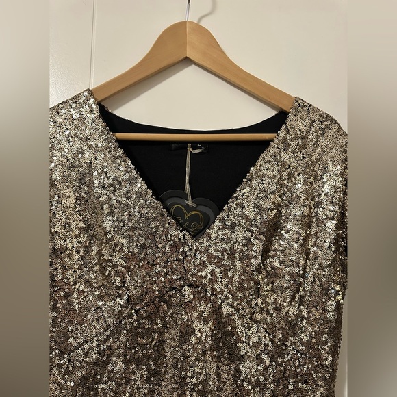 BNWT Gold Sequin Dress - Picture 3 of 8